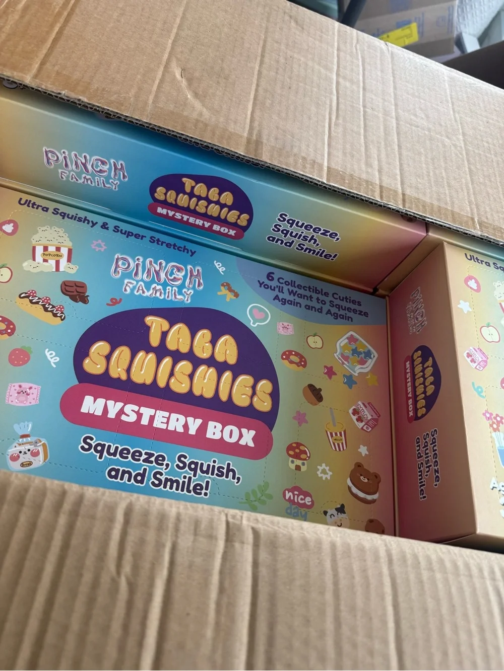 Taba Squishies Mystery Box - Squeeze Squish and Smile Gift Box